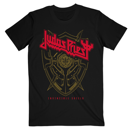 Red and Gold Invincible Shield Tee