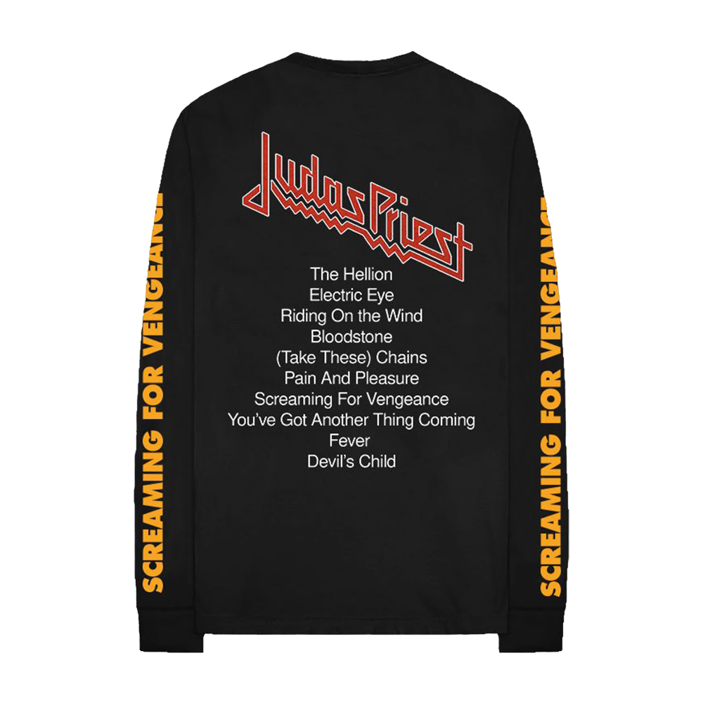 Screaming For Vengeance Tracklist Longsleeve