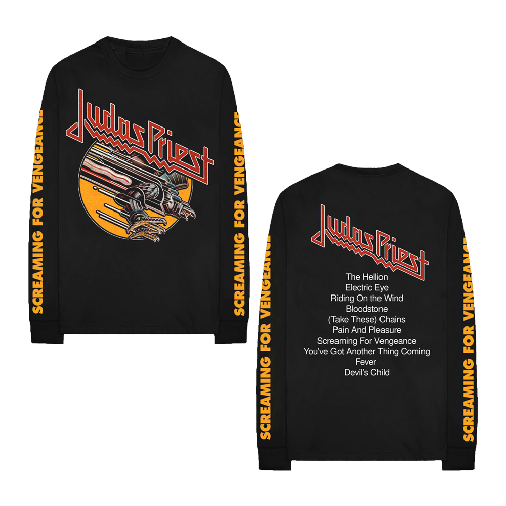 Screaming For Vengeance Tracklist Longsleeve