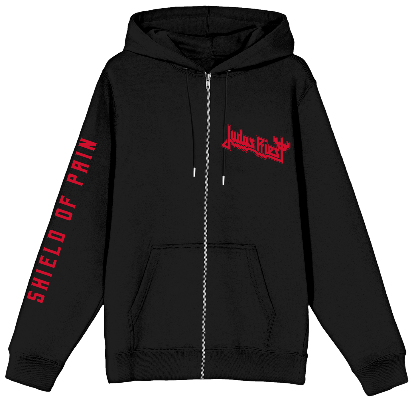 Shield of Pain Badge Zip Hoodie