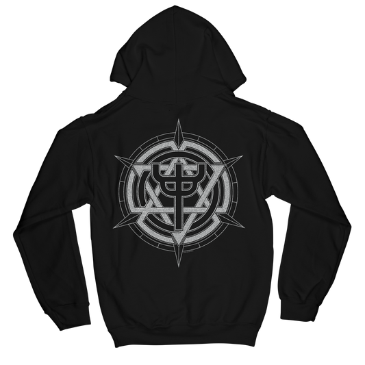 Invincible Shield Silver Metallic Zip Hoodie