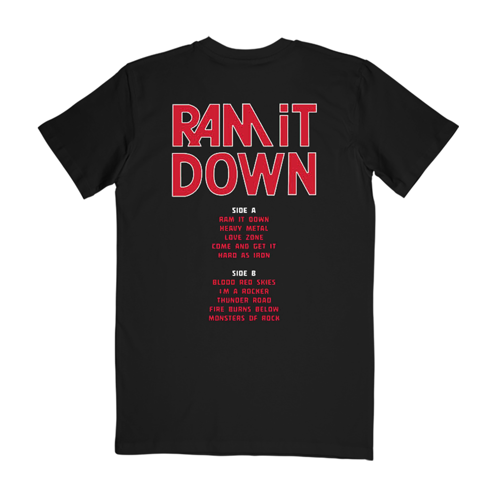 Ram It Down Tracklist Tee