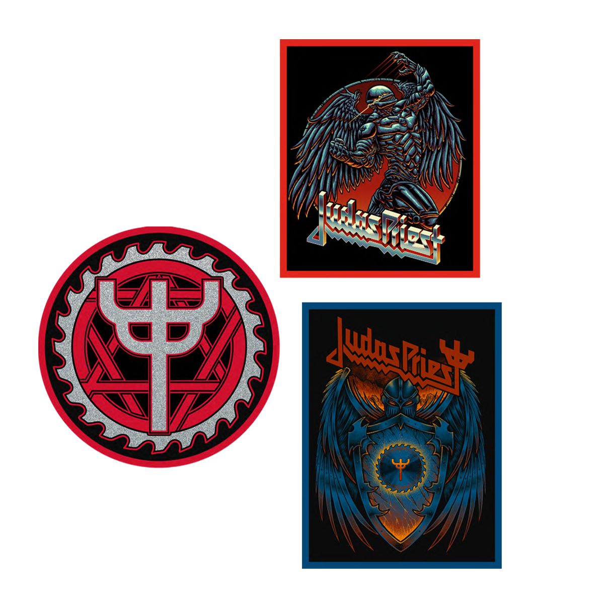 Judas Priest Woven Patch Set