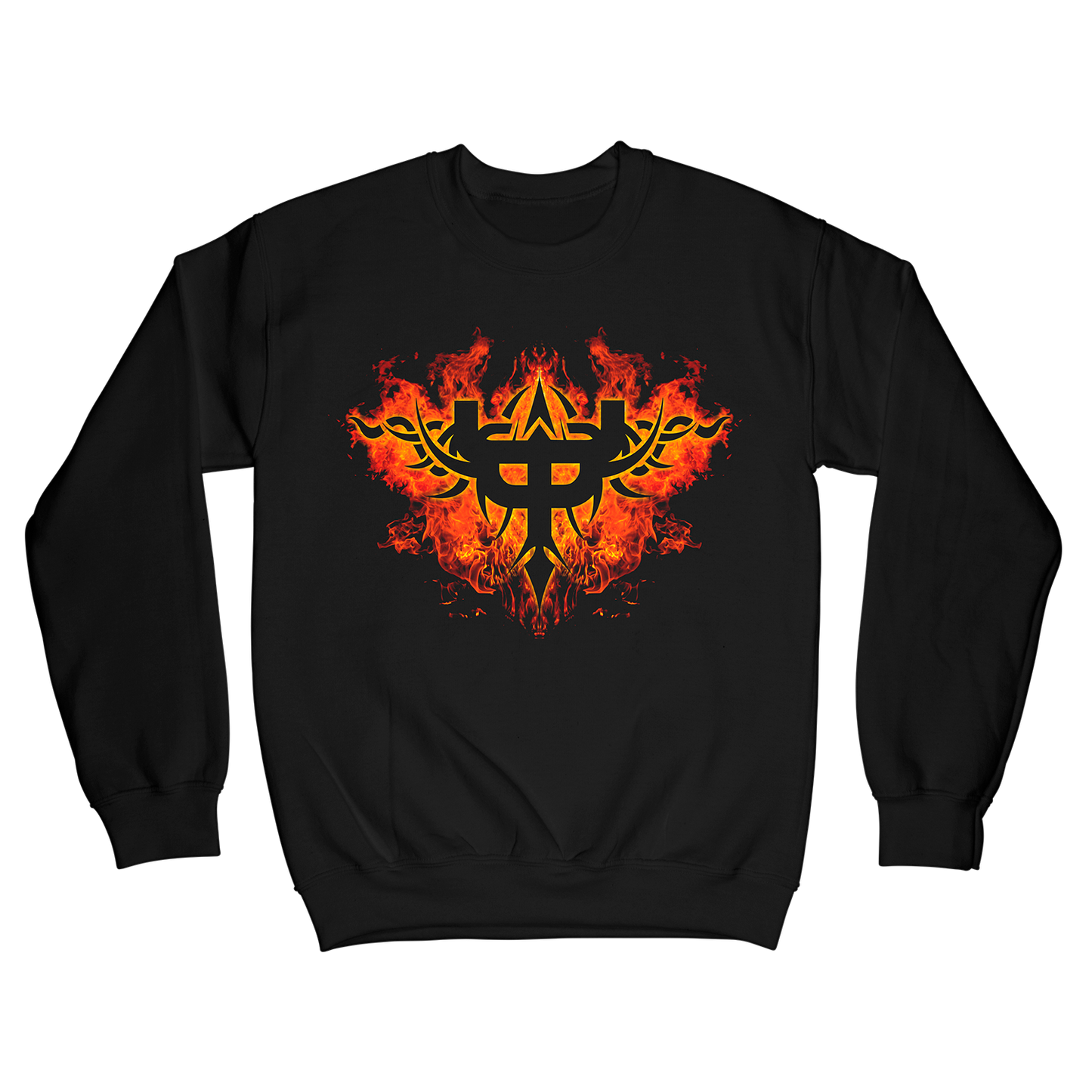 A classic fit black sweatshirt from Judas Priest with original artwork from the Revolution single. 