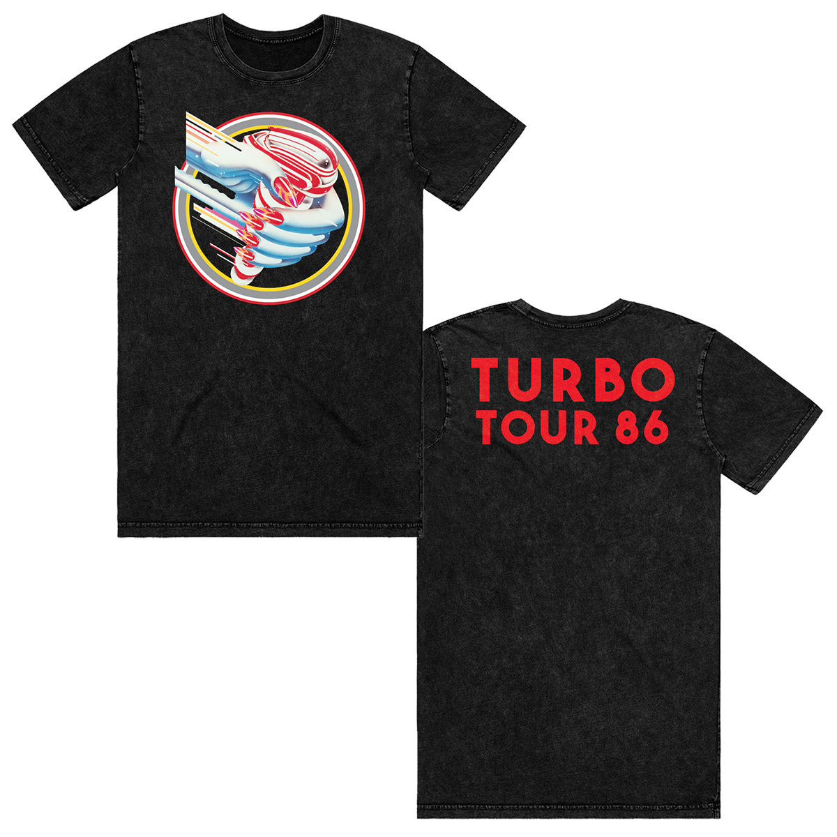 石野卓球 vs IdolPunch Violent PopsVol.65Tシャツ Official Judas Priest Store - Turbo Tour 86 Tee