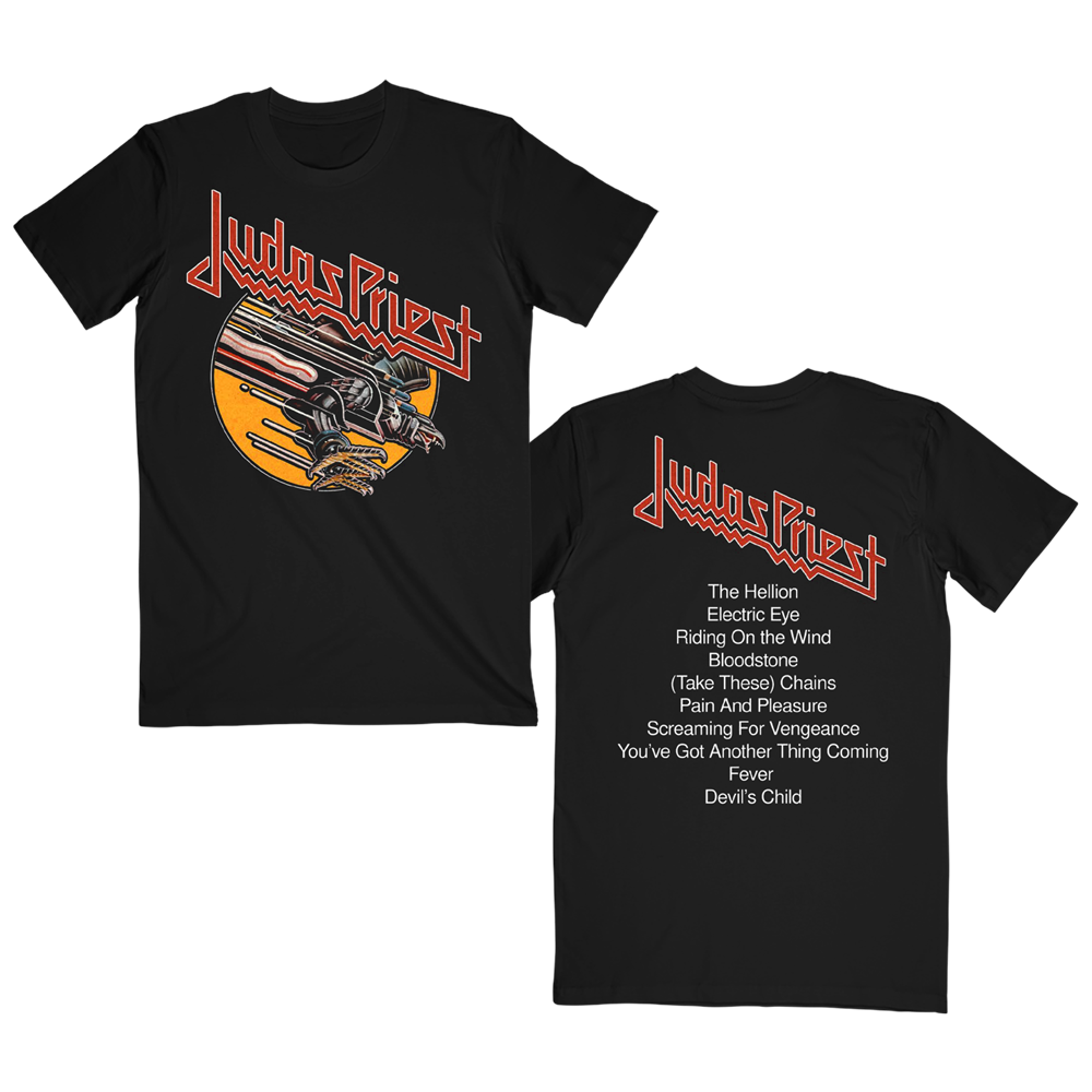 Screaming For Vengeance Tracklist Tee