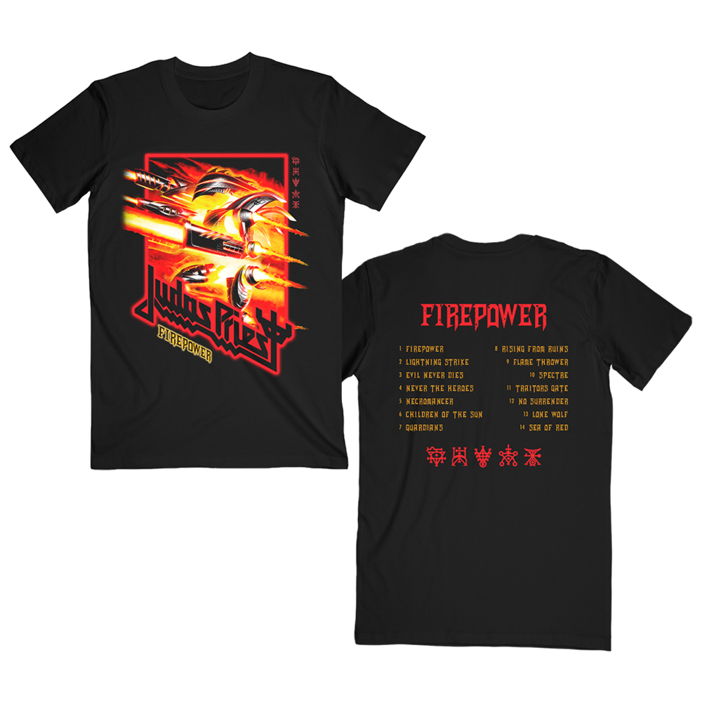 Firepower Tracklist Tee